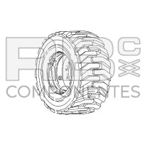 RUOTA ADATTABILE REF 4520253, 18-625 PR16