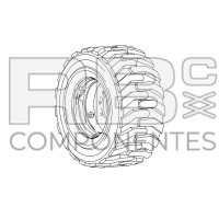 RUOTA  ADATTABILE JL 0271086 15-625 FF REF