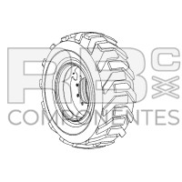 RUOTA  ADATTABILE REF GE 45093GT