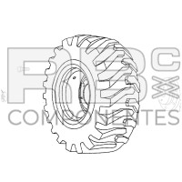 RUOTA ADATTABILE GE 79101 (26x12D380 PR8)