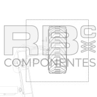 RUOTA ADATTABILE GE101234, (445D50-710 PR18)