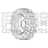 RUOTA COMPLETA 12X33 AD/CO/EQ GE 126037