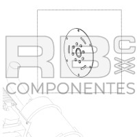 ATTACCO MOTORE COMPATIBILE  GE 128004