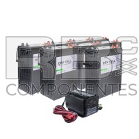 KIT BATTERIA 8X RB052007.DIS + CARICAT RB001038.v2