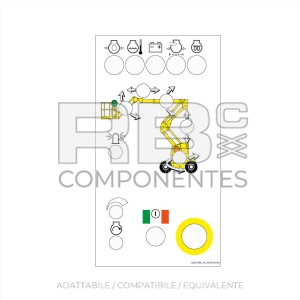 ADES. COMANDI INFER. ARTIC. DIESEL HA12PX-BIANCO