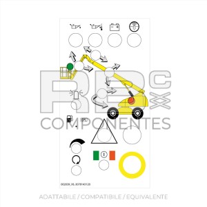 ADES. COMANDI INFERIORI PER 21TX/23TPX