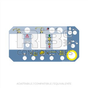 ADESIVO QUADRO COMANDI SUP. HA16/18SPX