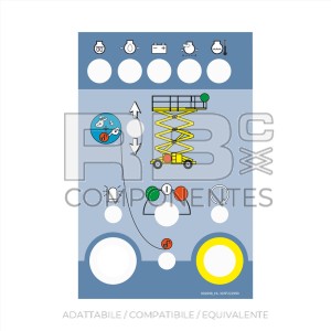 ADESIVO SCATOLA INFERIORE HL-12/15/18SX-SXL