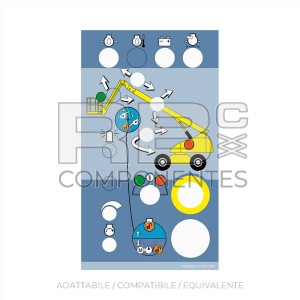 ADESIVO COMPATIBILE REF HL307P217590