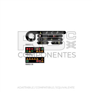 KIT ADESIVI COMPLETO PER JL-800A/AJ (NUOVO)