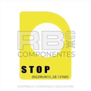 ADESIVO FUNGO EMERGENZA COMPATIBILE REF. GN 137605