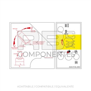 KIT ADESIVI SCATOLA COMANDI (PORTOGHESE)