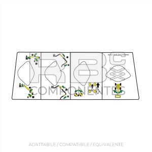 ADESIVO QUADRO SUP. PER GRV-A125J (INGLESE)