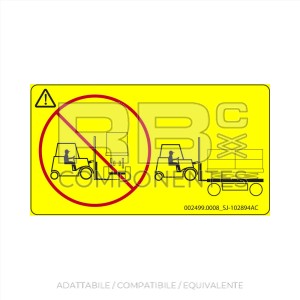 ADESIVO COMPATIBILE REF  REF. SJ 102894AC