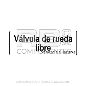 ADESIVO COMPATIBILE REF  REF. SJ 103297AB