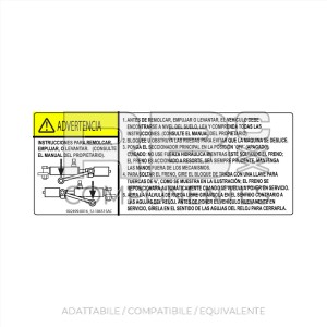 ADESIVO COMPATIBILE REF  REF. SJ 106515AC