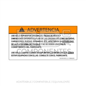 ADESIVO COMPATIBILE REF  REF. SJ 108666AA
