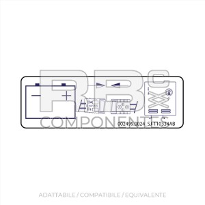 ADESIVO COMPATIBILE REF  REF. SJ 110334AB