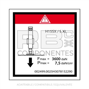 ADES. SFORZO STABILIZZATORE PER H15SX