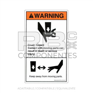 ADESIVO COMPATIBILE REF. GE 28161 C (INGLESE)