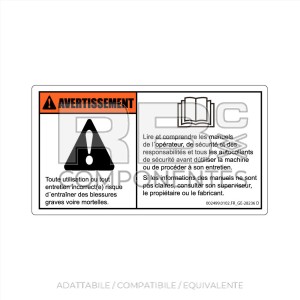 ADESIVO COMPATIBILE REF. GE 28236 (FRANCESE)
