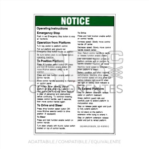 ADESIVO COMPATIBILE REF GE-43090 G