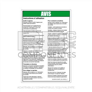 ADESIVO COMPATIBILE REF GE-43090FR G