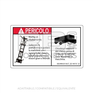 ADESIVO COMPATIBILE REF GE-44737IT_B IT
