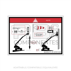 ADESIVO COMPATIBILE REF HL 3078153200
