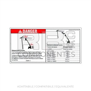ADESIVO COMPATIBILE REF. GE 27564 C (FRANCESE)