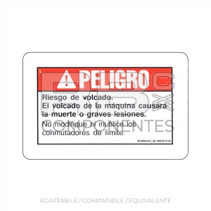 ADESIVO COMPATIBILE REF GE 31060SP_013A (SPAGNOLO)