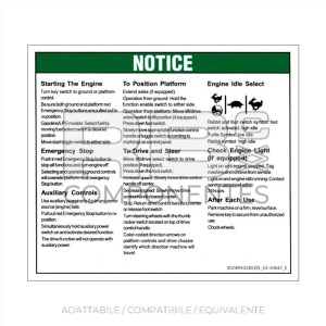 ADESIVO COMPATIBILE REF GE-43647 E