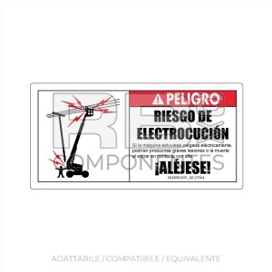 ADESIVO COMPATIBILE REF. GE 27564 024B (SPAGNOLO)
