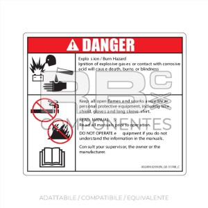 ADESIVO COMPATIBILE REF. GE 31788 (INGLESE)