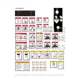KIT COMPLETO ADESIVI HL OPTIMUM 8