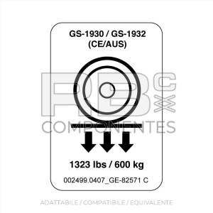 ADESIVO COMPATIBILE REF. GE 82571