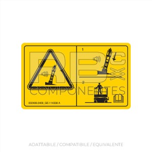 ADESIVO COMPATIBILE REF. GE 114338