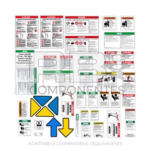 KIT ADHESIVOS ESPAÑOL AD/CO/EQ GE Z34-Z34N