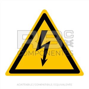 ADHAD08 - ADESIVO RISCHIO ELETTRICO (ISO 7010)