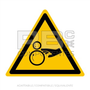 ADHAD11 - ADESIVO RISCHIO INTRAPPOLAM. (ISO 7010)