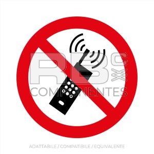 ADESIVO ISO 7010 - NON UTILIZZARE CELLULARI