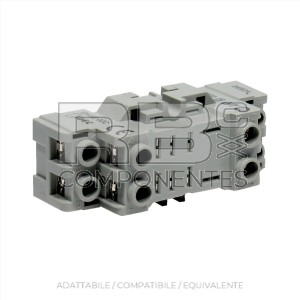 ZOCALO PARA RELE DOBLE