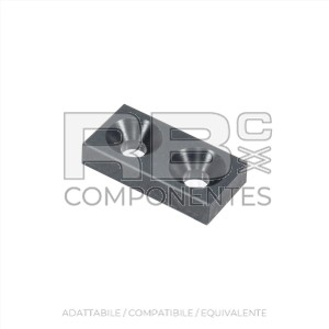 PATTINO RETTANGOLARE 50X25X10MM
