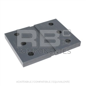 PATTINO RETTANGOLARE 200X150X19MM