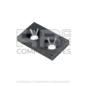 PATTINO RETTANGOLARE 50X30X7MM