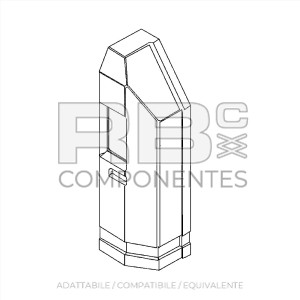 COFANO LATO COMANDI COMPATIBILE GE 101968