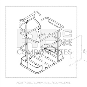 CESTA RICOSTRUITA DAL CLIENTE AD/CO/EQ GE 106547