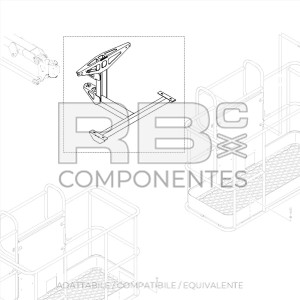 SUPPORTO PIATTAFORMA COMPATIBLE AD/CO/EQ GE 54510S