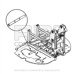ASSE BRACCIO INFERIORE AD/CO/EQ 157C143600