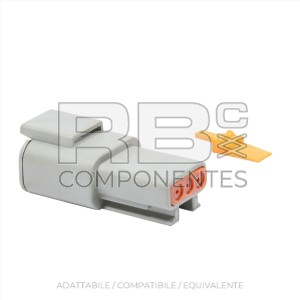 CONNETTORE COMPATIBILE CON REF. DCHT DTM04-2P